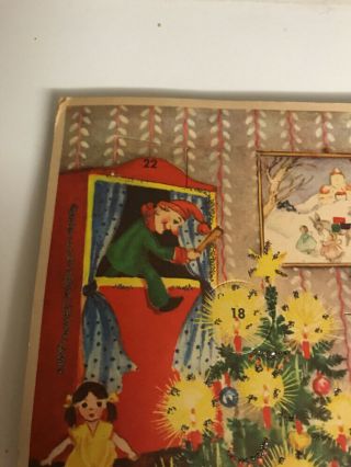 Vintage Advent Christmas Calendar West Germany German No.  353 3