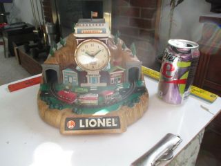 Lionel Trains Animated Alarm Clock 100th Anniversary.  Not Correctly