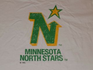 Minnesota North Stars Shirt Mens Large Bud Light White Nhl
