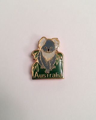 Australia Koala Pin Lapel Hat Souvenir