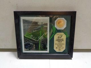Philadelphia Eagles Lincoln Financial Field Solid Bronze Medallion
