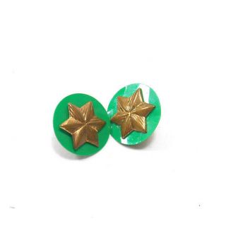 2 Vintage Girl Scout Star Pins 1970 Parts