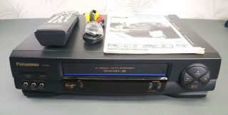 Panasonic Pv - 9451 Vcr Recorder 4 Head Hifi Vhs Player W Remote Made In Japan