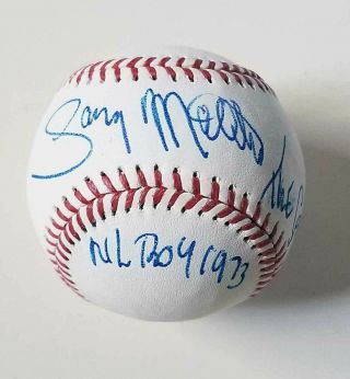 Phillies Gary Matthews Signed Official Major League Baseball W/coa