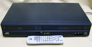 Refirbished Jvc Hr - Xvc16 Hi - Fi Sqpb Vhs Recorder Vcr/dvd Player Combo W/ Remote