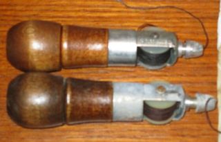 TWO VINTAGE C A MYERS SEWING AWLS ONE CHICAGO,  IL 3