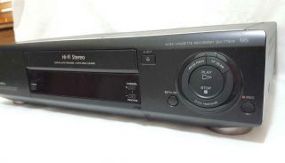 Sony 4 Head VHS VCR Hi - Fi Video Player Recorder Tuner SLV - 775HF,  Remote 3