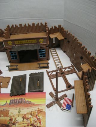 Vintage Playmobil western fort bravo 3