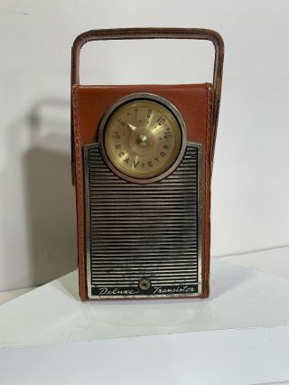 Vintage Rca Victor Deluxe Transistor Portable Radio