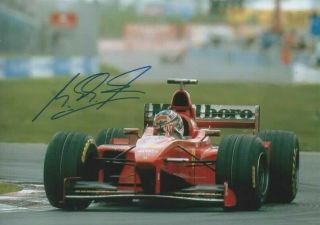 Michael Schumacher Hand Signed Photo Ferrari 2000.