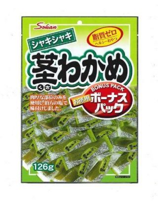 From Japan Kuki Wakame Stem Seaweed 126g