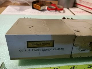 A Western Electric output transformer KS - 8726 & 3 input trx & DBM meter 3