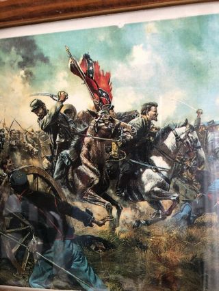 Vtg Don Troiani Civil War Battle Sample Print From Historical Arts Prints 2