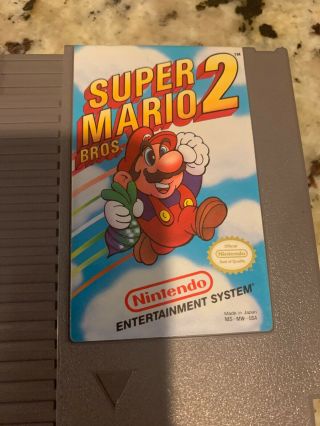 Nintendo Mario Bros 2 Game Cartridge Only NES Vintage 1988 2