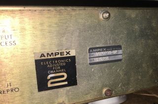 AMPEX AG - 440 Preamp Module 4020260 - 02 2