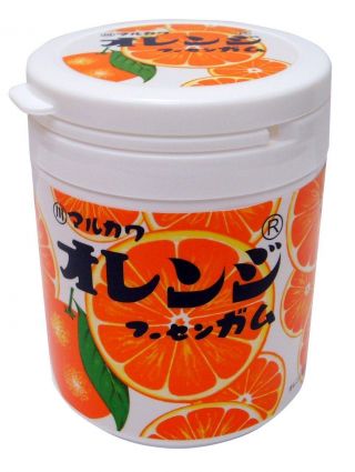 From Japan Marukawa Orange Gum Bottle
