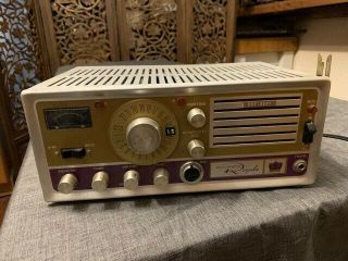 Vintage Courier Royale 23 Channel Cb Base Radio Model Cmm - 1