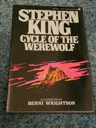 Vintage Cycle Of The Werewolf By Stephen King (1985,  Paperback)