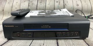 Panasonic Omnivision Pv - 840f Vcr Vhs Player Recorder 4 Head With Remote