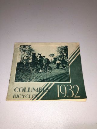1932 Ccm Canada Cycle & Motor Columbia Bicycles Brochure
