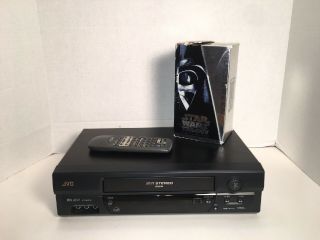 Jvc Hr - A591u 4 Head Stereo Hi Fi Vhs Player W/ Star Wars Trilogy