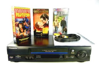 Panasonic Pv - V4611 Vcr Hifi 4 Head Recorder Player Plus