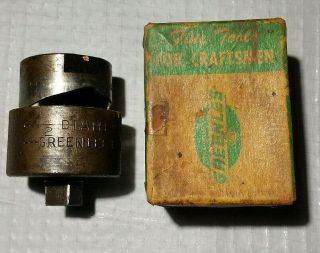 Vintage Greenlee No 730 1 1/2 " Radio Chassis Punch,  Knockout Cutter,