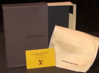 Louis Vuitton Packaging Vintage Large Mens Small Womens Wallet Dustbag Box Card