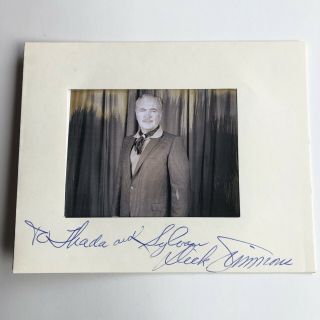 Vintage Signed Dick Simone Sergeant Preston Of The Yukon Polaroid Photo