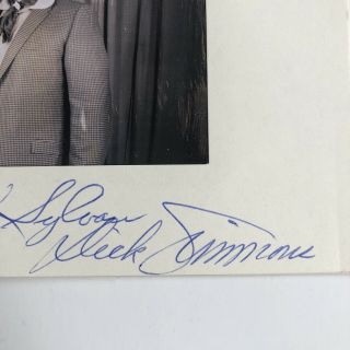 Vintage Signed Dick Simone Sergeant Preston of the Yukon Polaroid Photo 3