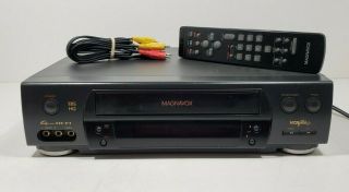 Magnavox 4 Head Hifi Vcr Vr9362 With Remote