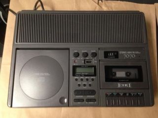 Eiki 7070a Stereo Compact Disc Player Cassette Tape Recorder