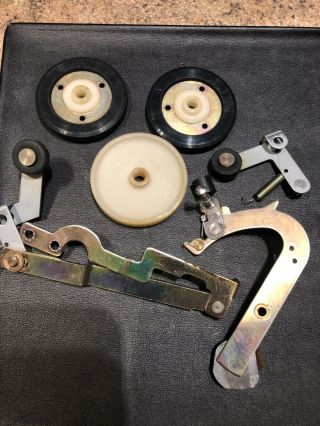 Akai Gx 4000d Right And Left Brakes Idlers Wheels Parts