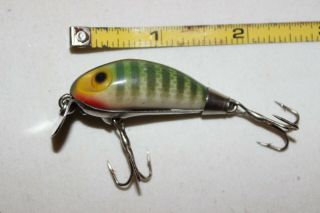 Vtg Wright & Mcgill Miracle Minnow 471w Fishing Lure 1 3/4 " Vg Denver Co