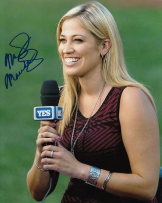 Meredith Marakovits Autographed Signed Photo 8x10 Mlb Yes Network Yankees