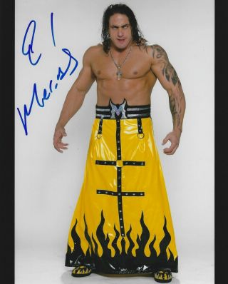 El Mesias Signed 8x10 Photo Lucha Libre Aaa Mil Muertes Underground Autograph 6