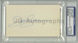 Joe Cronin - Boston Red Sox Player - Psa/dna Slabbed Autographed 3 " X 5 " Card