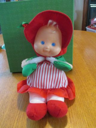 Vintage Fisher Price Puffalump Kids Christmas Girl Plush Doll 12 " 4089 1992