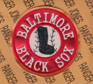 Baltimore Black Sox Negro Leagues Professional Baseball 3.  5 Inch Patch