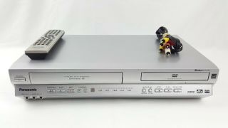 Panasonic Dvd Vcr Vhs Player Combo Recorder W/ Remote Cables - Pv - D4735s