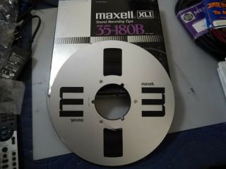 Maxell Xli 35 - 180b 10.  5 " Metal Reel And Tape