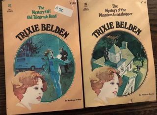 Vintage Trixie Belden Books 18 & 20 Good Read