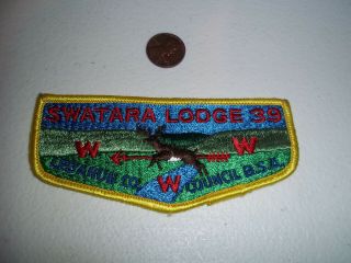 Vintage Bsa Boy Scouts Swatara Lodge 39 Order Of The Arrow Oa Patch