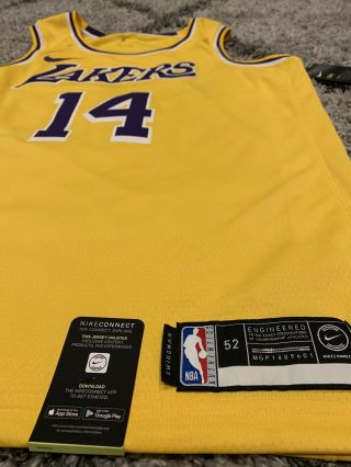 Nike Mens Brandon Ingram Los Angeles Lakers Swingman Jersey Gold Extra Large 52 3