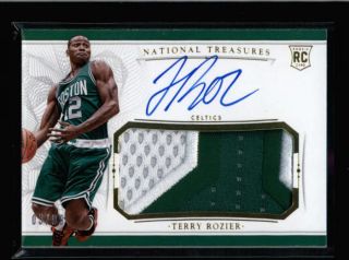 Terry Rozier 2015/16 National Treasures Rookie Patch Auto /99 (bv=$600) Wu3063
