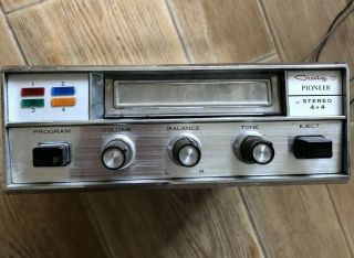 1968 Car Stereo 8 - Track Tape Player Craig/pioneer