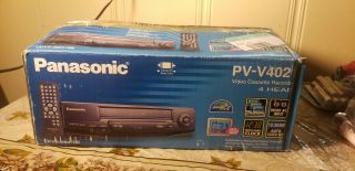 Panasonic Pv - V4021 Omnivision 4 - Head Vhs Vcr Player Recorder