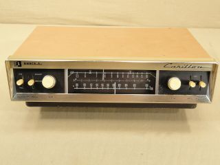 Vtg Bell Carillon 6070 Stereo Fm - Am Tuner Tube Receiver Radio 1950 - 1960 