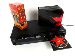 Magnavox Dvd Player / Vcr Combo W/ Cords And Remote (model Dv220mw9)