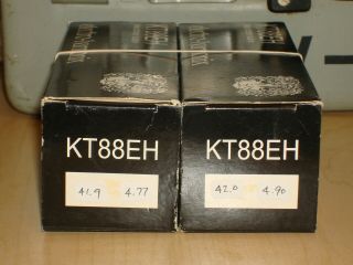 2 Electro - Harmonix Kt88eh (kt88/6550) Matched Nos/nib Pair Power Tubes